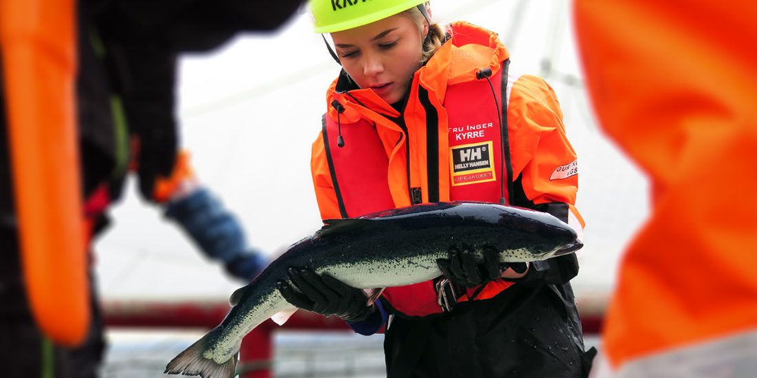 Aquaculture student