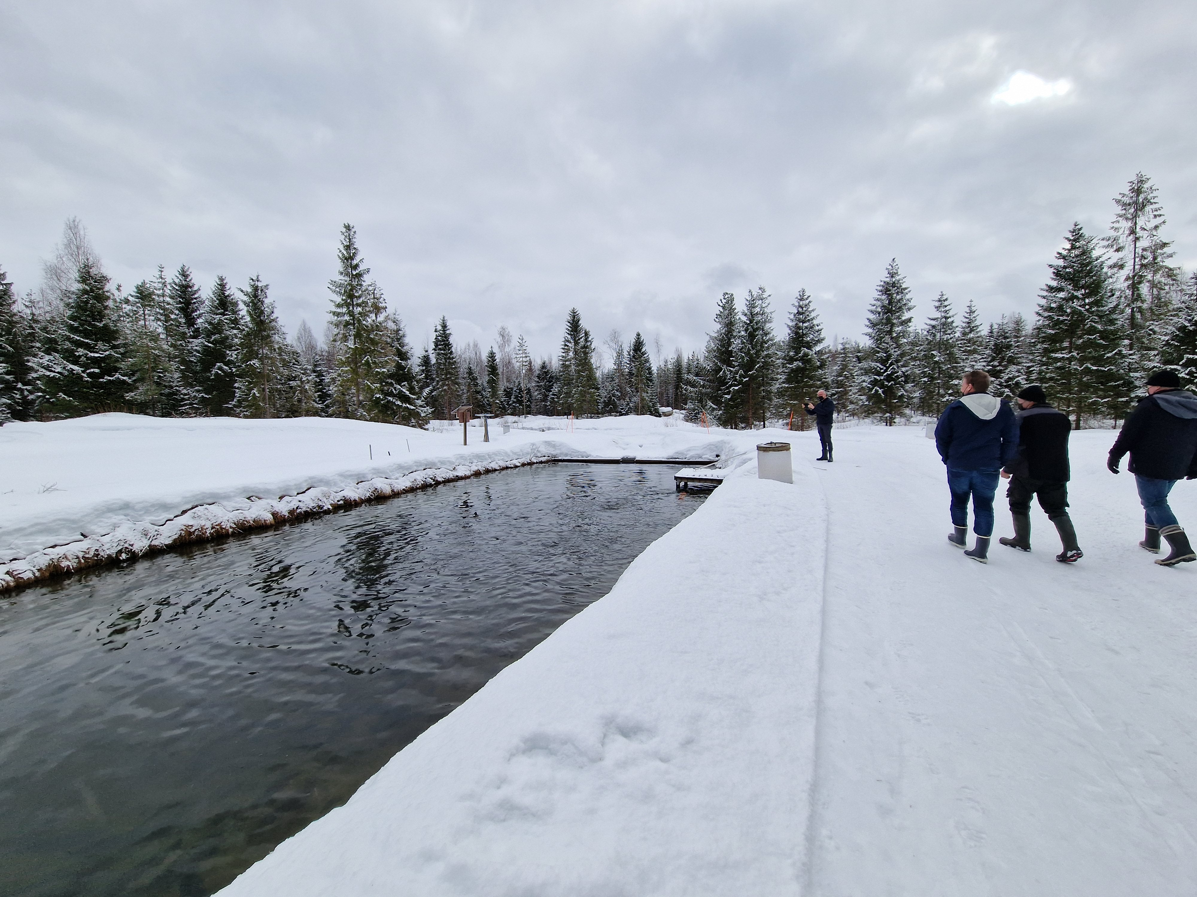 Visit at Nordic Trout Aquaculture Plant. Blått Kompetansesenter.